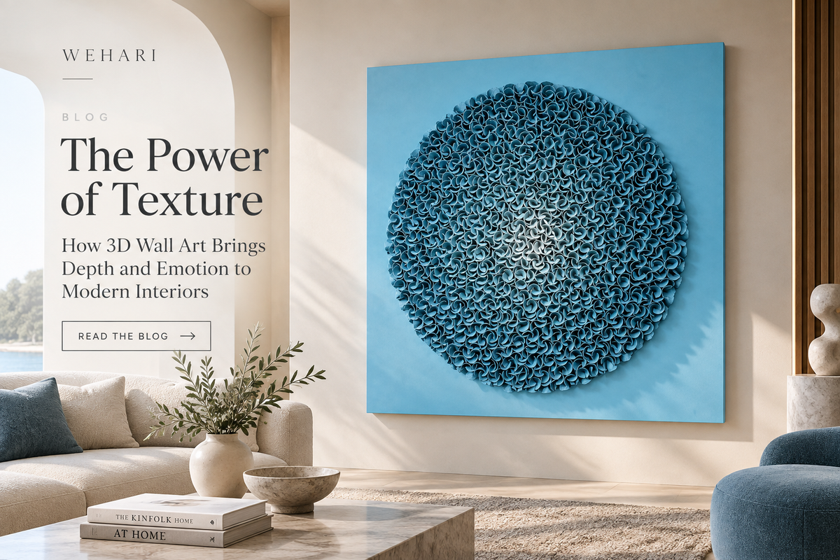 The Power of Texture: How 3D Wall Art Brings Depth to Modern Interiors