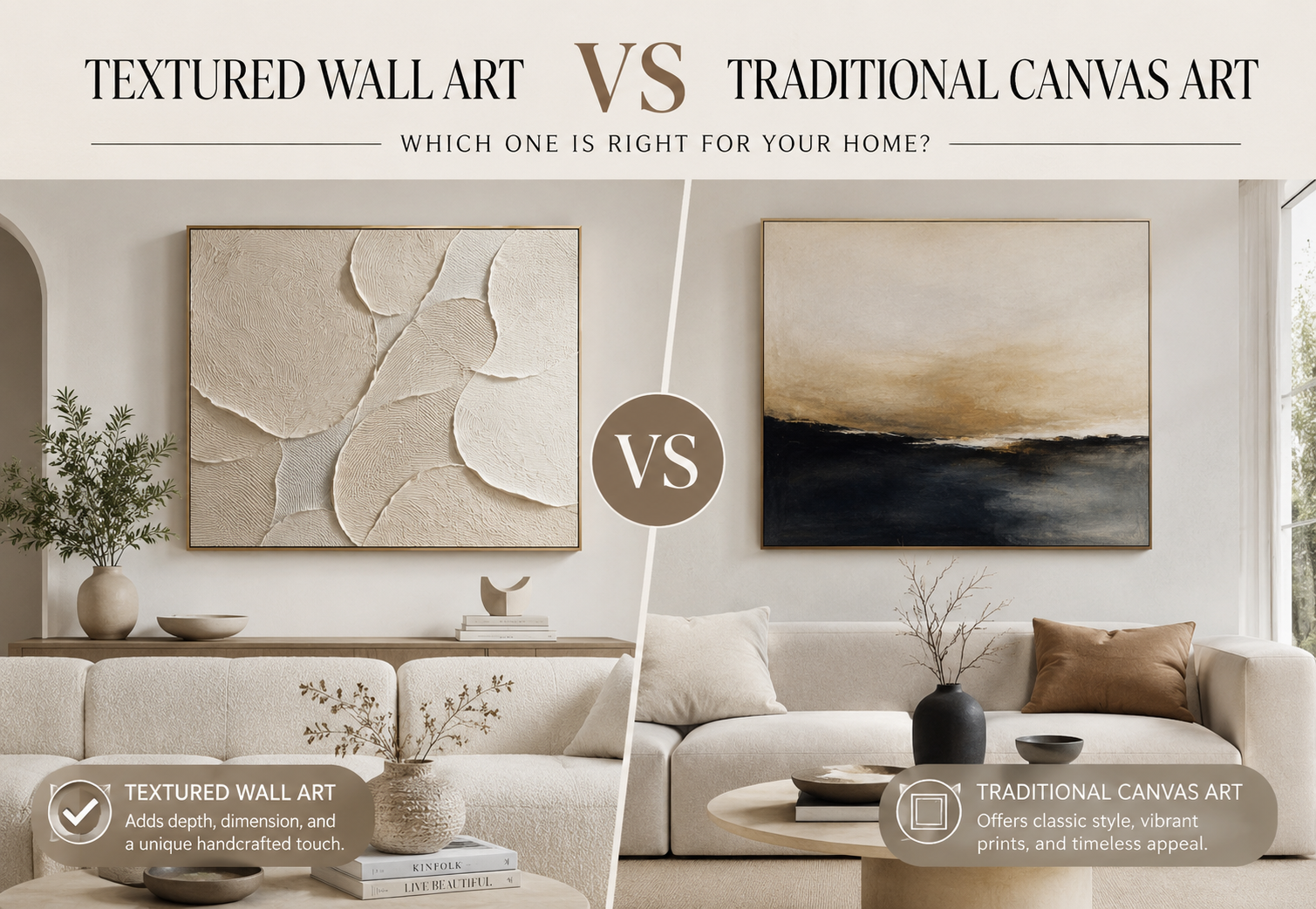 Textured Wall Art vs Traditional Canvas Art: Which One Is Right for Your Home?