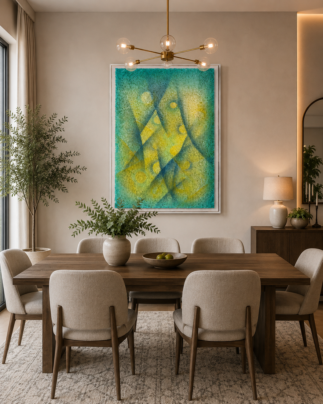 Handmade EVA 3D Textured Wall Art – Modern Abstract Sculptural Wall Art