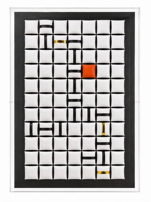 Rhythm Grid – Handmade 3D Geometric EVA Wall Art